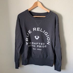 True Religion crew neck sweatshirt